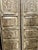 1920s Vintage Hand-Carved Floral Double Door – Reclaimed Wooden Barn Door Statement Piece 77.75 For Sale - Image 5 of 5