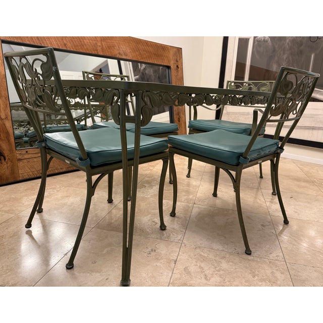 1980s Vintage Attributed to Brown Jordan Dining Set For Sale - Image 14 of 18
