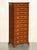 Stunning hand made in England Oak Framed Burr Walnut 10 drawer Tallboy Chest of Drawers made in the Georgian taste that...