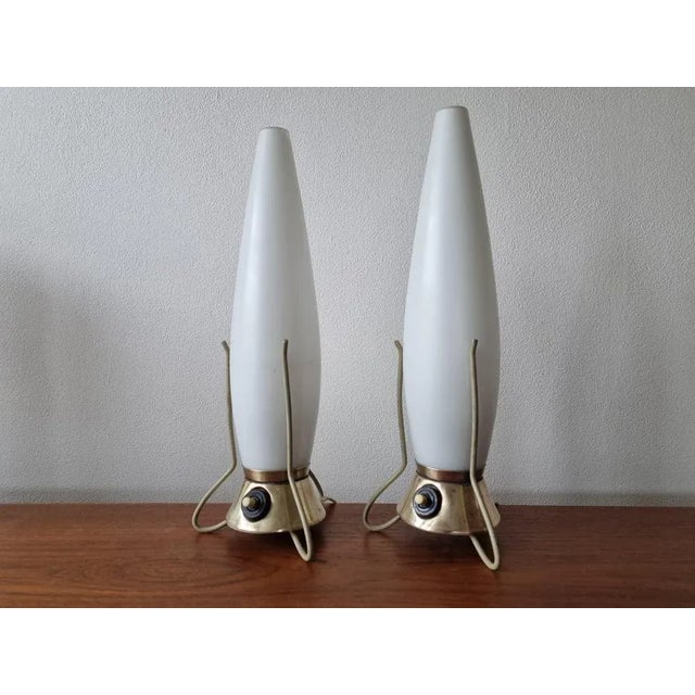 Mid-Century Zukov Rocket Table Lamps, 1960s, Set of 2 For Sale - Image 4 of 15