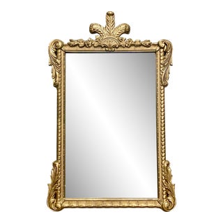Antique French Louis XV Gold Gilded Mirror For Sale