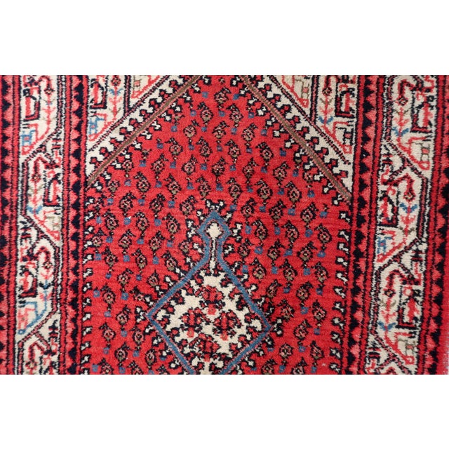 1960s, Vintage Indian Seraband Rug 3' X 5' For Sale - Image 9 of 10