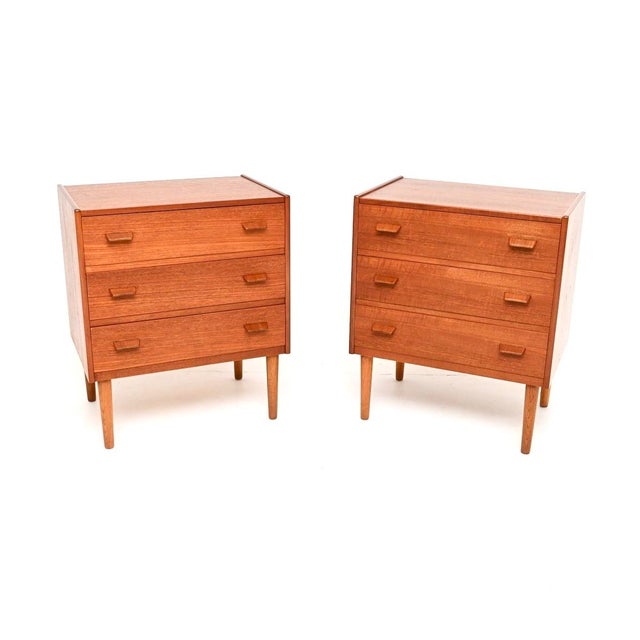Vintage Teak Bedside Chests from Heals, 1960, Set of 2 For Sale - Image 11 of 11