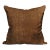 The House of Scalamandré Strie Velvet Pillow, Sable For Sale