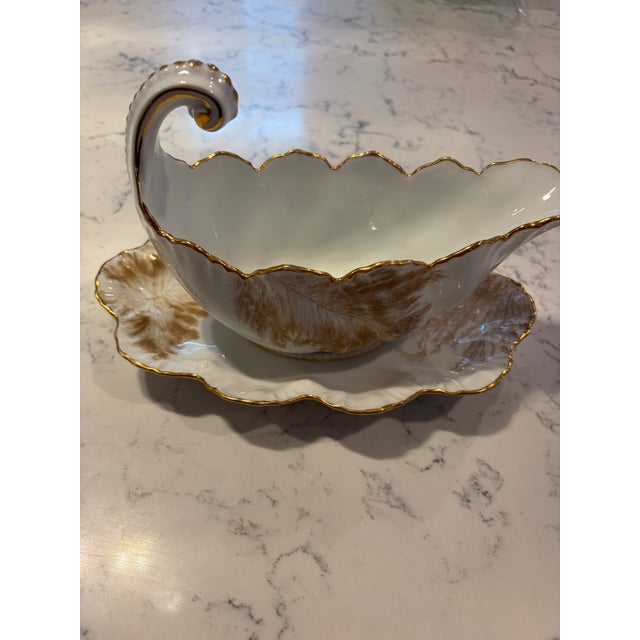 Antique Plates Limoges Gold Rimmed (14 Piece Set) For Sale - Image 16 of 17