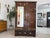 1920s Art Nouveau Wardrobe with Mirror, 1920s For Sale - Image 5 of 15