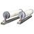 Art Deco Chrome and Glass Wall Lights, Former Czechoslovakia, 1930s, Set of 2 For Sale - Image 10 of 10