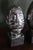 1990s Set of 3 Brutalist Head Sculptures From Italy For Sale - Image 4 of 12