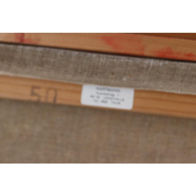 Leif Larsson, Violin, 1972, Oil on Canvas, Framed For Sale - Image 11 of 18