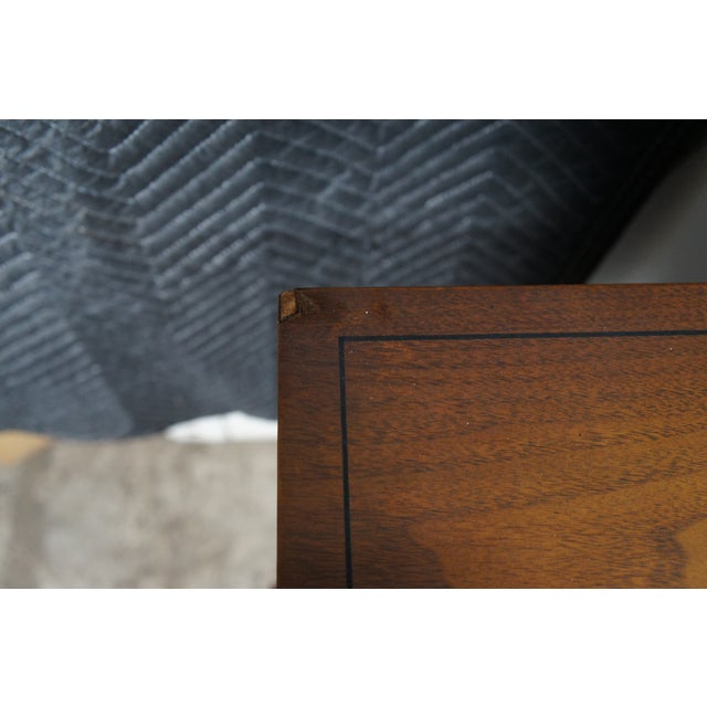 Mid 20th Century American of Martinsville Tallboy Dresser Gentleman's Chest For Sale - Image 11 of 15