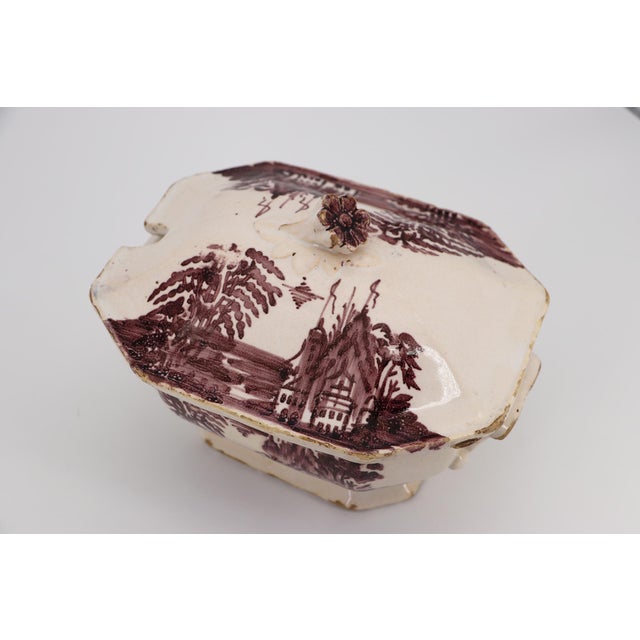 19th Century Portuguese Earthenware Covered Tureen For Sale - Image 11 of 16