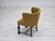 Vintage Danish Lounge Chair in Green Furniture Velour and Oak, 1950s For Sale - Image 12 of 18