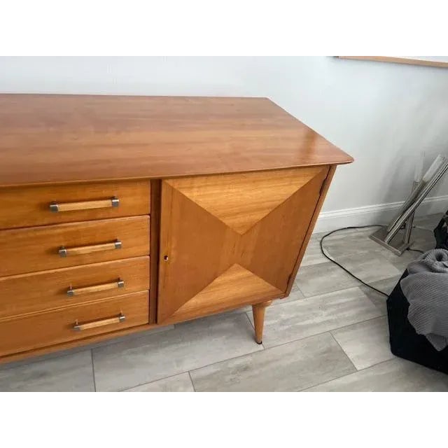 1960s Renzo Rutili Sideboard Credenza, Johnson Furniture Company Usa For Sale - Image 9 of 9