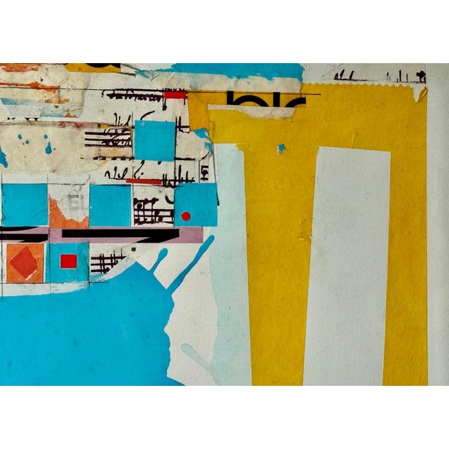 Contemporary Sam Middleton, Untitled, Drawing Collage and Mixed Media on Paper For Sale - Image 3 of 7