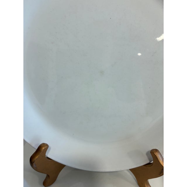 Vintage Johnson Brothers Tivoli Plates, Set of 3, White Ironstone, England For Sale In Oklahoma City - Image 6 of 11
