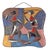 Wall Plaque With Figures by Marcello Fantoni for Raymor Italy For Sale