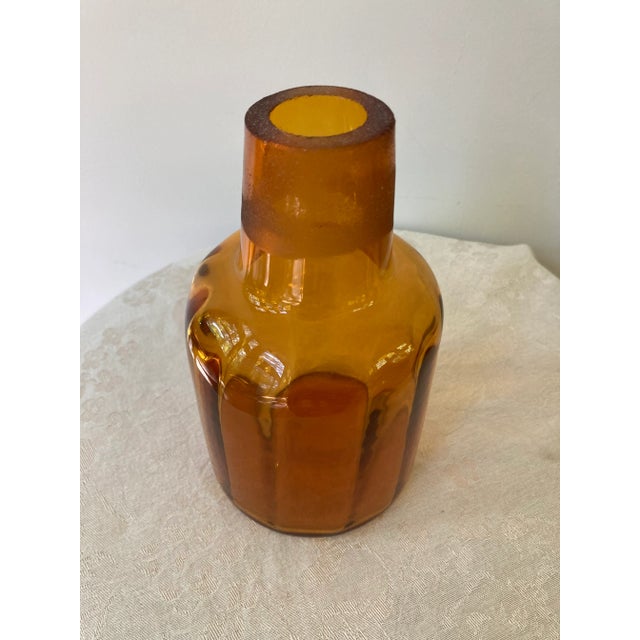 Mid 20th Century Blenko Floor Decanter Vessel With Stopper For Sale - Image 6 of 7