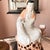 1940s Guanyin porcelain accent lamp on wooden base // vintage goddess lamp // chinoiserie lamp // designer lighting // table lamp // For Sale - Image 10 of 17