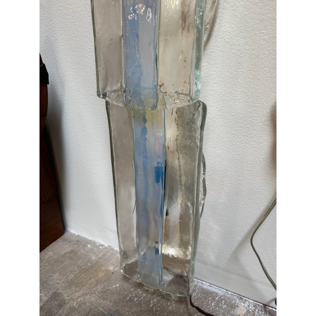1970s 3 Tier 1970s Murano Glass Wall Sconces by Carlo Nason for Av Mazzega – Set of 2 For Sale - Image 5 of 14