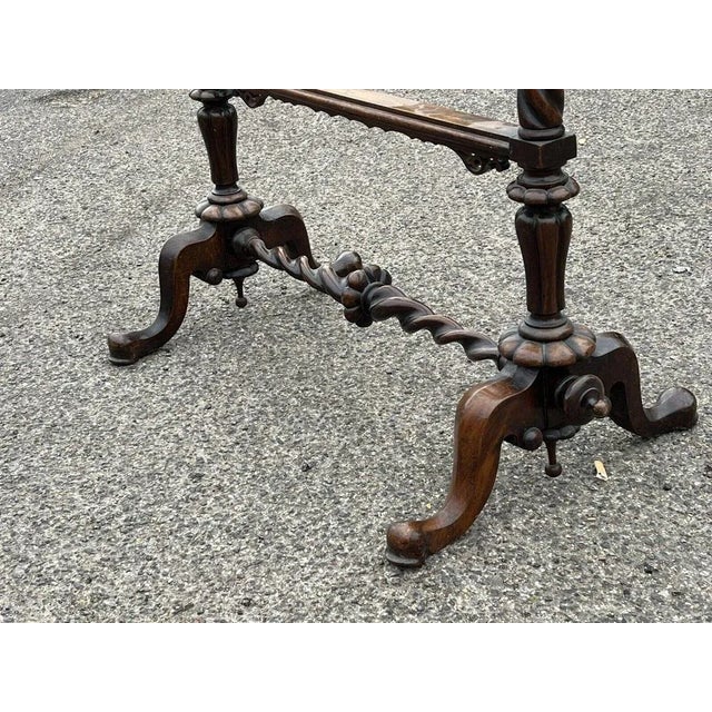 Antique Tapestry Stand in Mahogany For Sale - Image 3 of 13