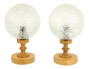 Mid-Century Table Lamps, Hungary, 1970s, Set of 2