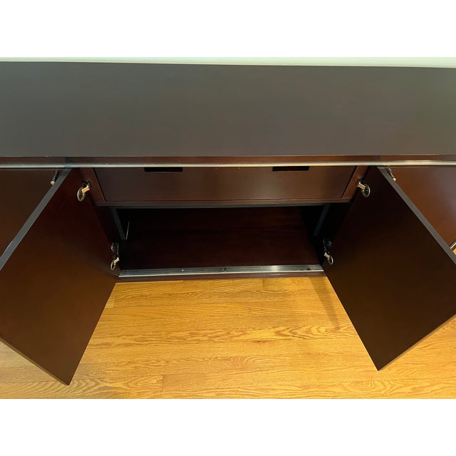 Wood Baker Furniture Mahogany Sideboard #3430 by Barbara Barry For Sale - Image 7 of 15