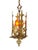 1920s Spanish Revival Foyer or Hallway Light With Original Gold Brass Finish #2615 For Sale - Image 10 of 18