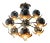 Large Space Age Style Murano Glass Sputnik Chandelier, 1970s For Sale