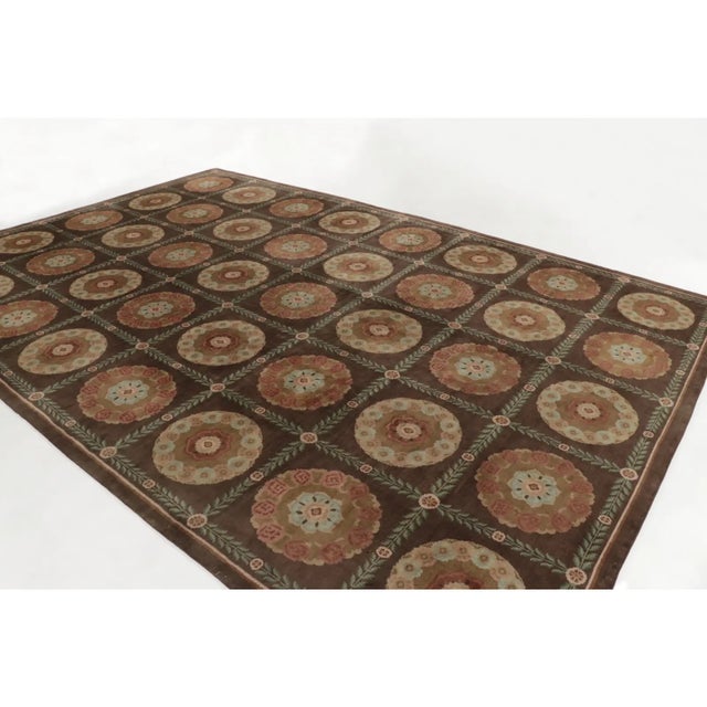 Contemporary Contemporary Aubusson-Inspired Oversized Wool Rug by Rug & Kilim, Nepal For Sale - Image 3 of 10