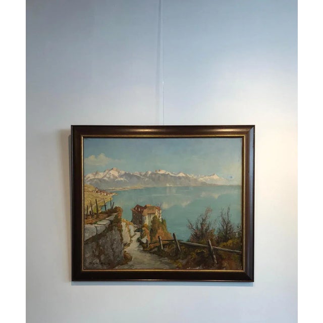 19th / 20th century painter Work on canvas Brown wooden frame 64 x 75 x 3 cm This piece is attributed to the mentioned...