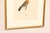 Cream Early 20th Century Swedish Framed Hoopoe Lithograph, C. 1920 For Sale - Image 8 of 11