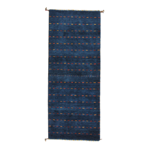 Vintage Hand-Knotted Persian Gabbeh Runner 2'6" X 6'3"