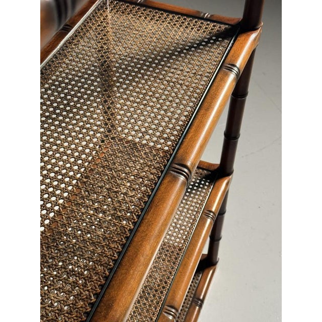 Faux Bamboo Bookcase, 1980s For Sale - Image 10 of 18
