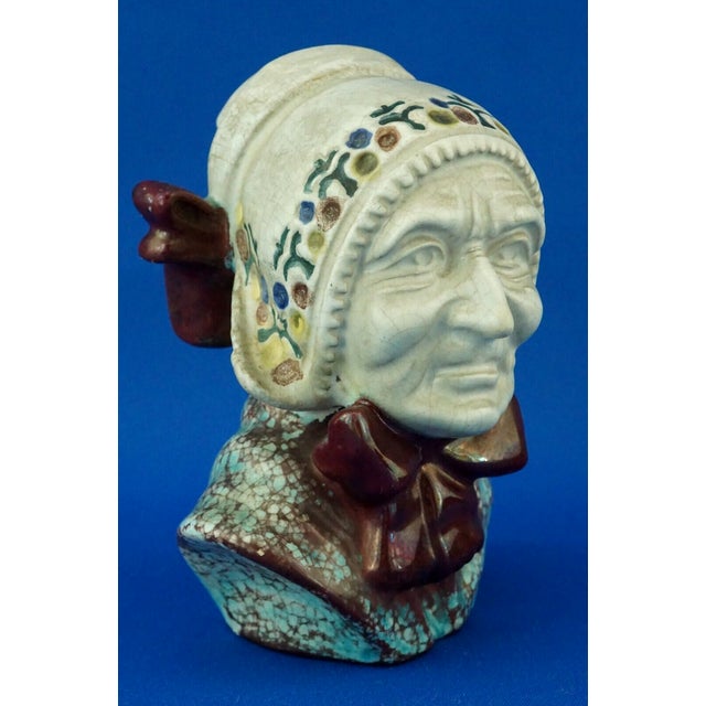 20th Century Ceramic Bust of Fisherman's Wife from Michael Andersen & Son, Denmark For Sale - Image 8 of 18