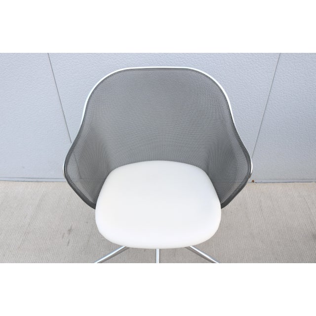 Italian Modern Antonio Citterio for B&b Italia Iuta White Swivel Desk Task Chair For Sale - Image 13 of 18