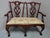 Wood Two Seater Mahogany Sofa, 1930s For Sale - Image 7 of 9