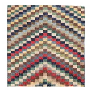 Galerie Shabab Collection Mid-20th Century Turkish Anatolian Square Rug For Sale