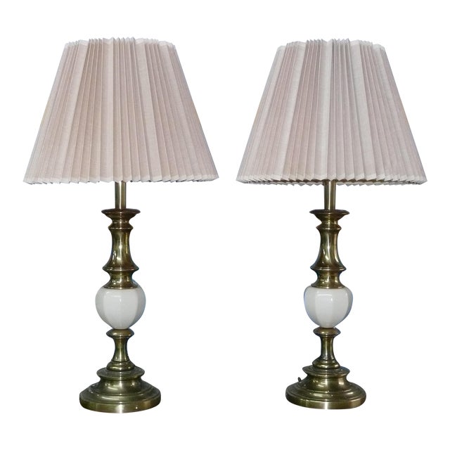 Vintage 1980s Stiffel Table Lamps - a Pair For Sale