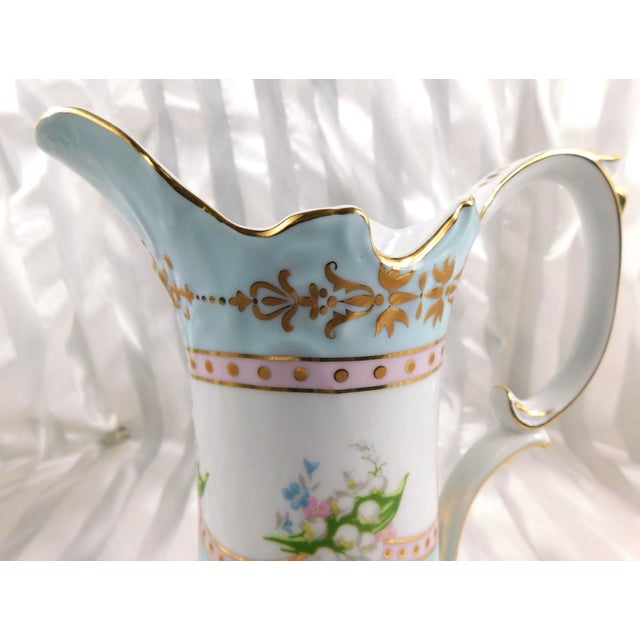 1940s 1940s Royal Danube Blue and White Pitcher For Sale - Image 5 of 7