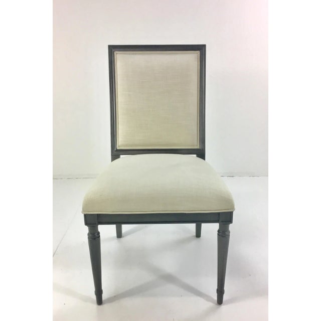 Caracole Gray and Beige Louis Louis Dining/Desk Chair For Sale In Atlanta - Image 6 of 6