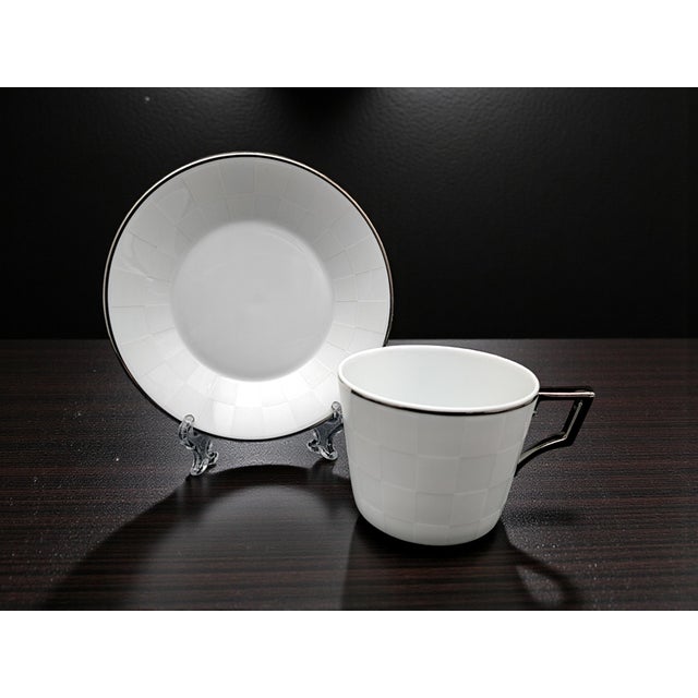 Argonauti Collection Luna Model Teacup by Richard Ginori for Vannozzi, 1990s, Set of 6 For Sale - Image 6 of 13