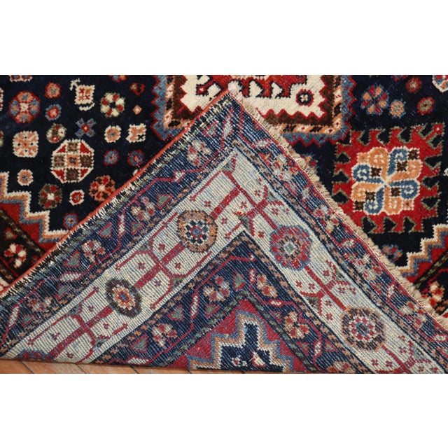 1920s Early 20th Century Tribal Traditional Shiraz Rug - 4'9" x 5'5" For Sale - Image 5 of 7