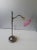 Antique Mounter's Lamp - Pressed Glass. Circa 1930-40 1930s-40s mounter's lamp - nickel-plated brass with a white and pink...