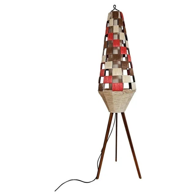 Mid-Century Rocket Tripod Floor Lamp, Germany, 1960s For Sale - Image 13 of 13