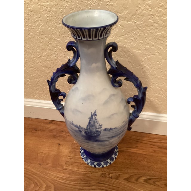 Early 20th Century Delt Vase For Sale - Image 5 of 12