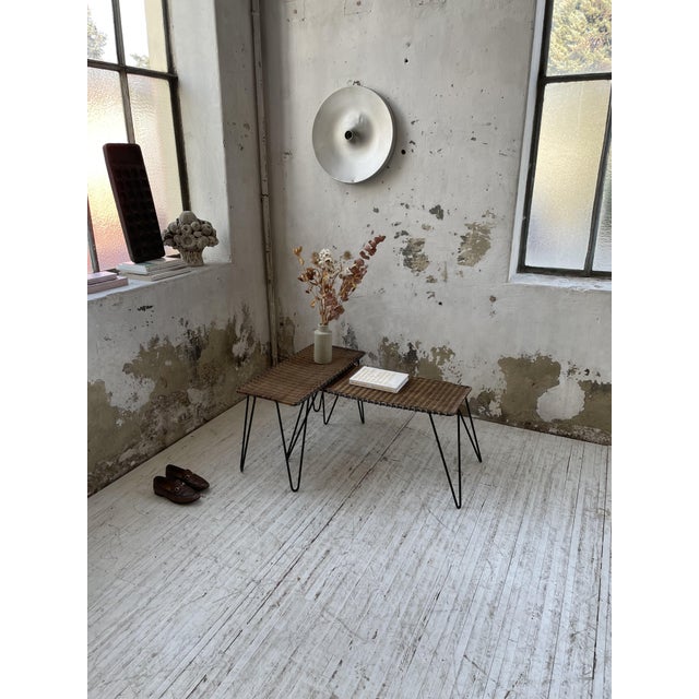 Raoul Guys Osier Tables Duo, Set of 2 For Sale - Image 13 of 18