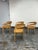 West Elm West Elm Irvine Sesame Leather Dining Chairs, Set of Four For Sale - Image 4 of 12