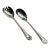 1980s Silver Pair Salad Servers, Salad Spoon & Salad Fork, La Regence For Sale