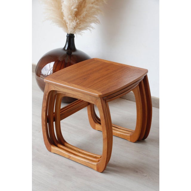 Vintage Teak Nesting Tables from Nathan, 1960s, Set of 3 For Sale - Image 12 of 18