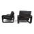 Hombre Leather Lounge Chairs by Burkhard Vogtherr for Rosenthal, 1970, Set of 2 For Sale - Image 9 of 18
